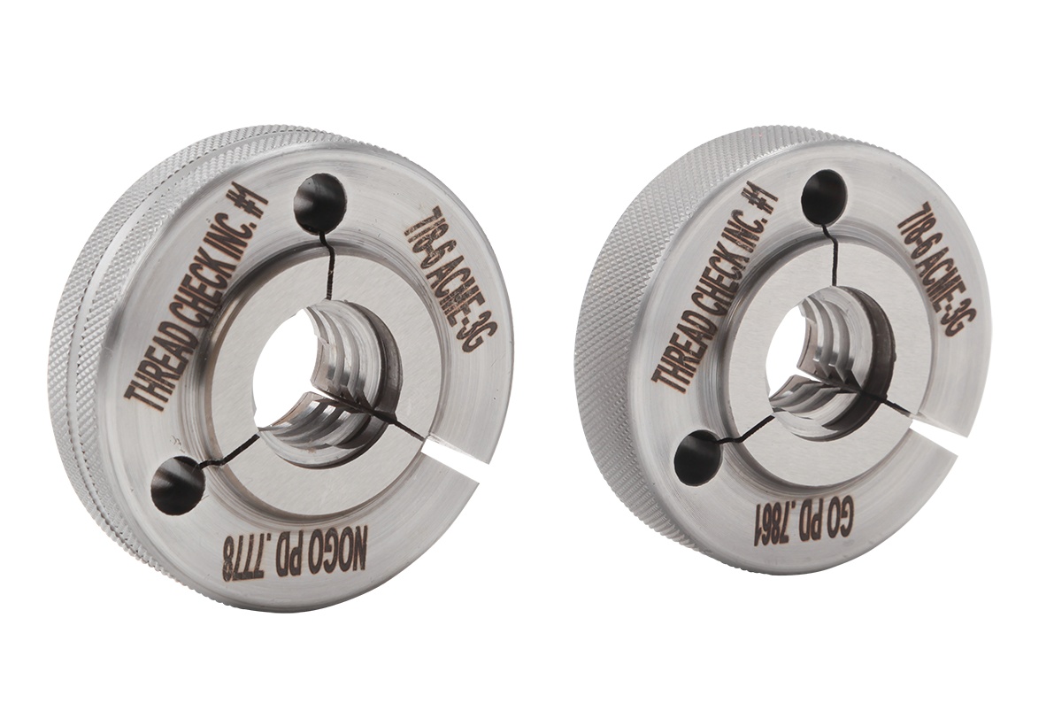 Picture of Vermont Gauge E000316820 3/4-6 Acme 2G Go/No Go Ring Gauge Set